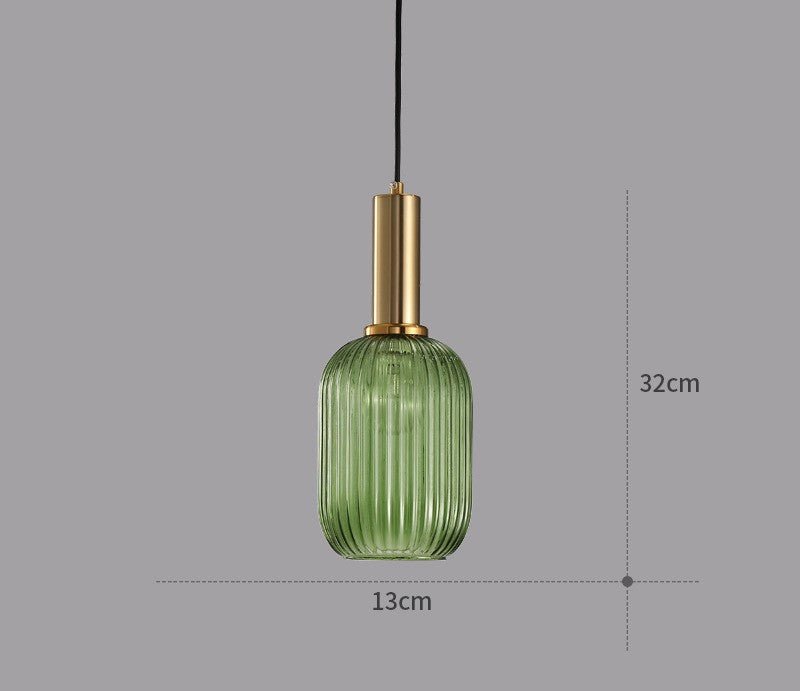 Lampe Suspendue Rétro en Verre - ColorVibe