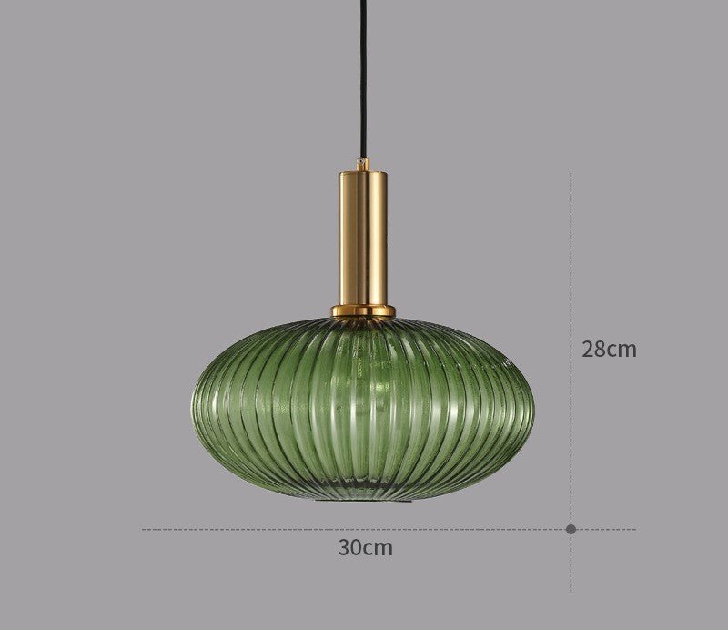 Lampe Suspendue Rétro en Verre - ColorVibe