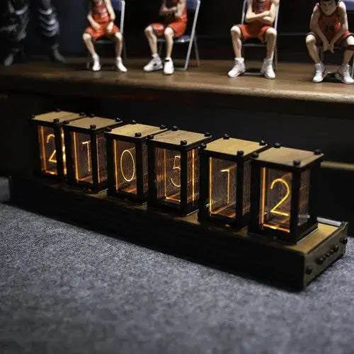 Horloge à lampes Nixie avec six affichages