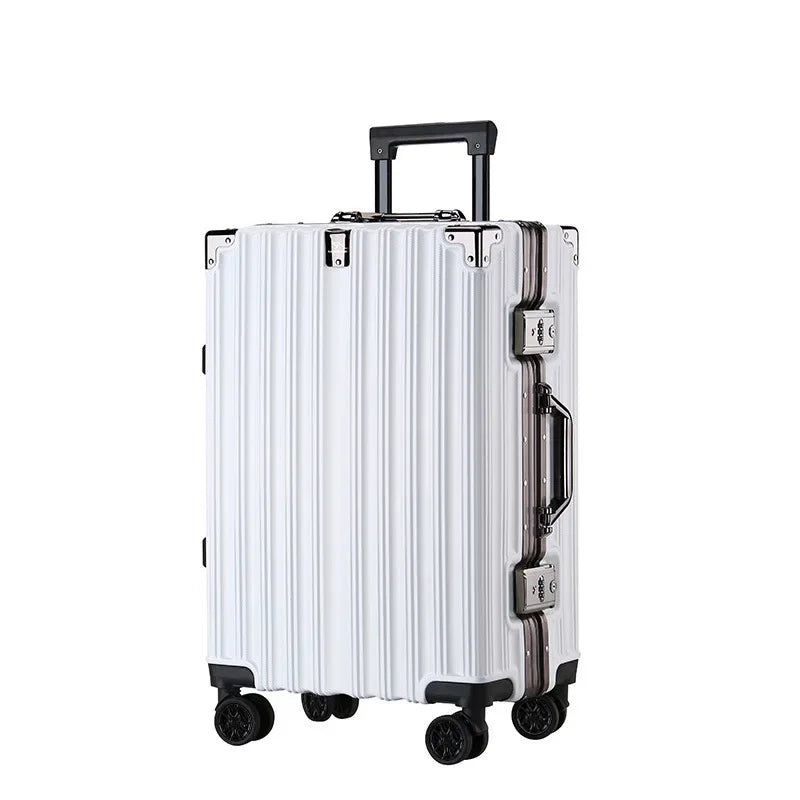 Valise Rigide en Aluminium Robuste pour Hommes et Femmes