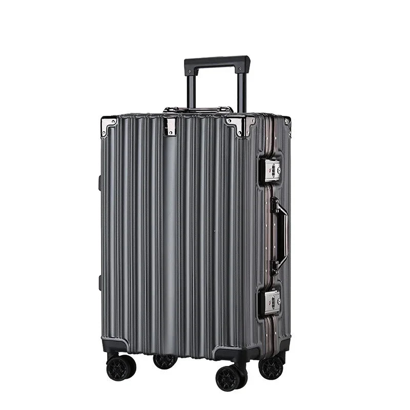 Valise Rigide en Aluminium Robuste pour Hommes et Femmes