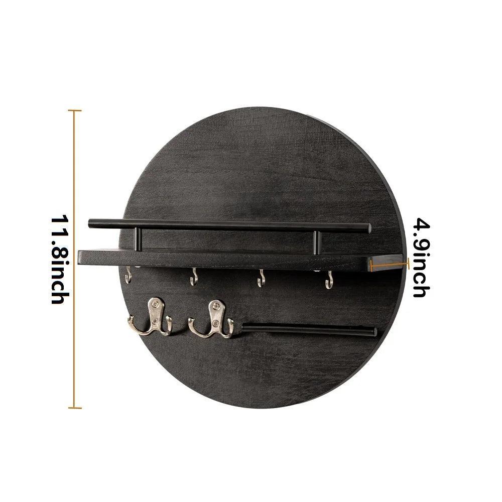 Porte-clés en Bois Rond | Écologique et Élégant