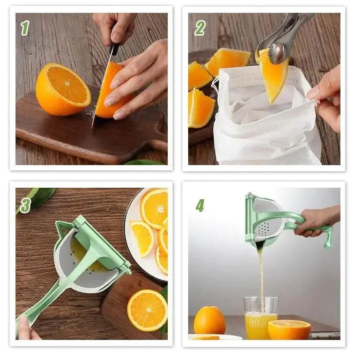 Un jus frais fait maison sans effort ni électricité