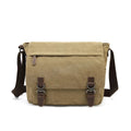 Sac à bandoulière en toile robuste pour homme avec bandoulière réglable