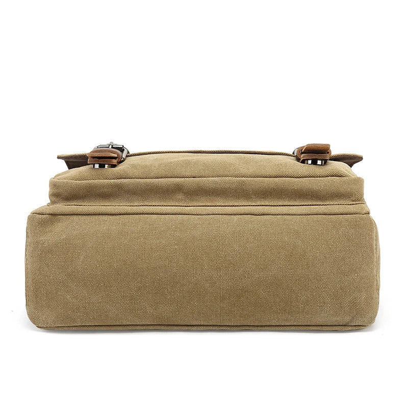 Sac à bandoulière en toile robuste pour homme avec bandoulière réglable
