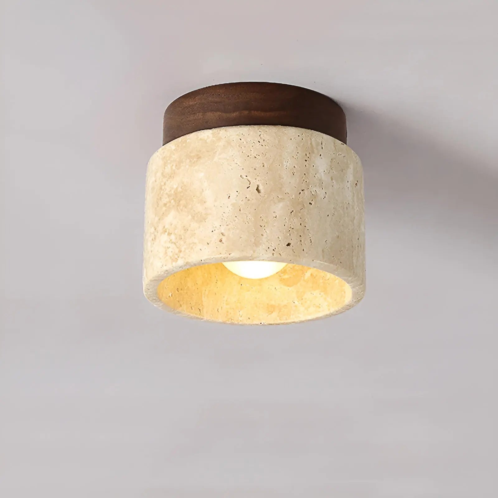 Lampe de plafond Rustykalna Travertyn - TravaGlow
