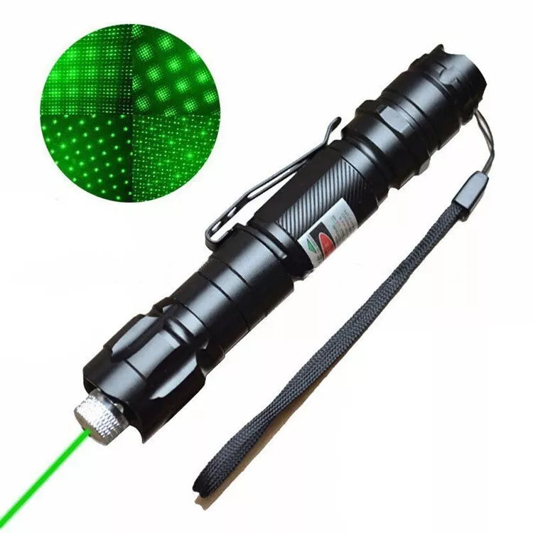 Pointeur laser vert rechargeable à longue portée et haute précision