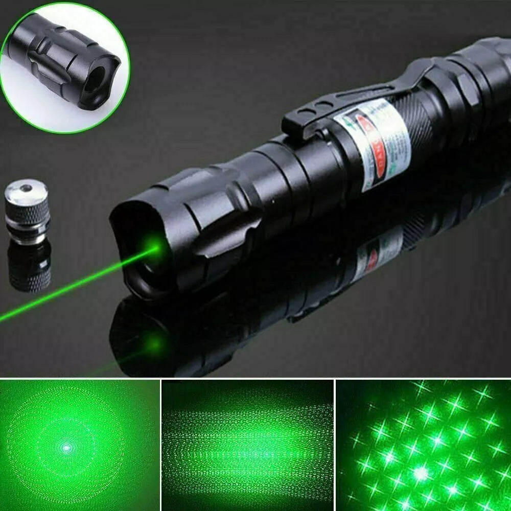 Pointeur laser vert rechargeable à longue portée et haute précision
