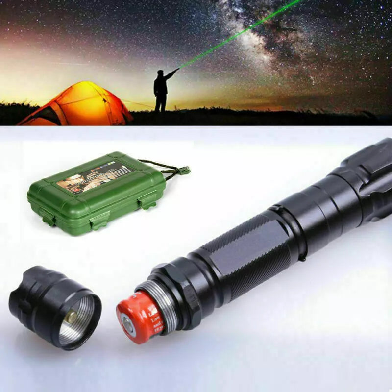 Pointeur laser vert rechargeable à longue portée et haute précision