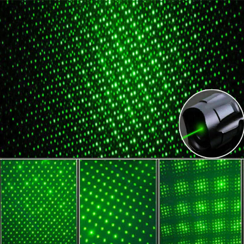 Pointeur laser vert rechargeable à longue portée et haute précision