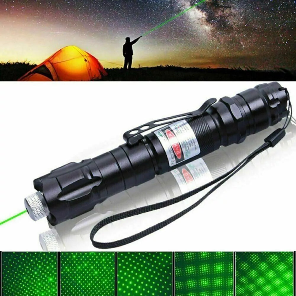 Pointeur laser vert rechargeable à longue portée et haute précision