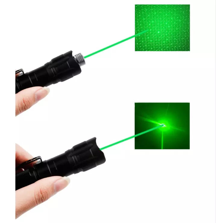 Pointeur laser vert rechargeable à longue portée et haute précision