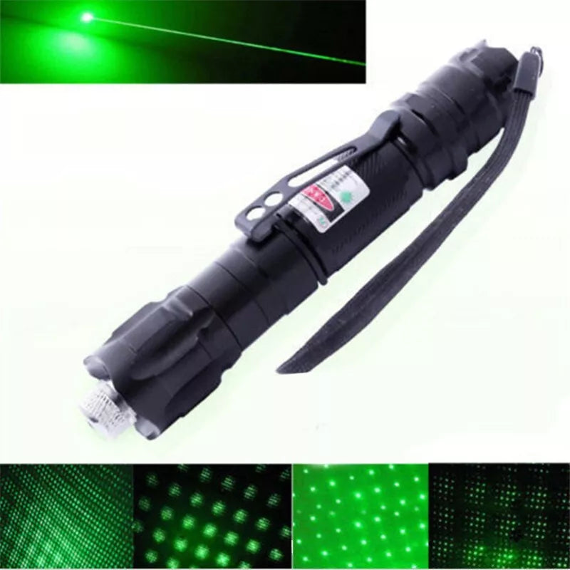 Pointeur laser vert rechargeable à longue portée et haute précision
