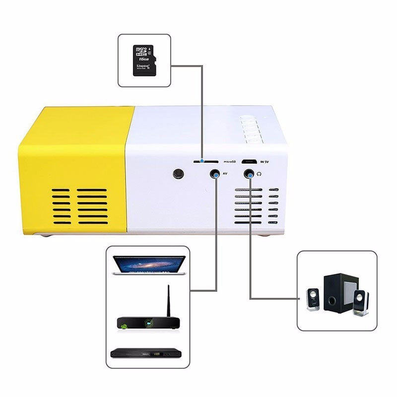 UltraLite™ Mini Projecteur – Compact, Portable & Haute Définition