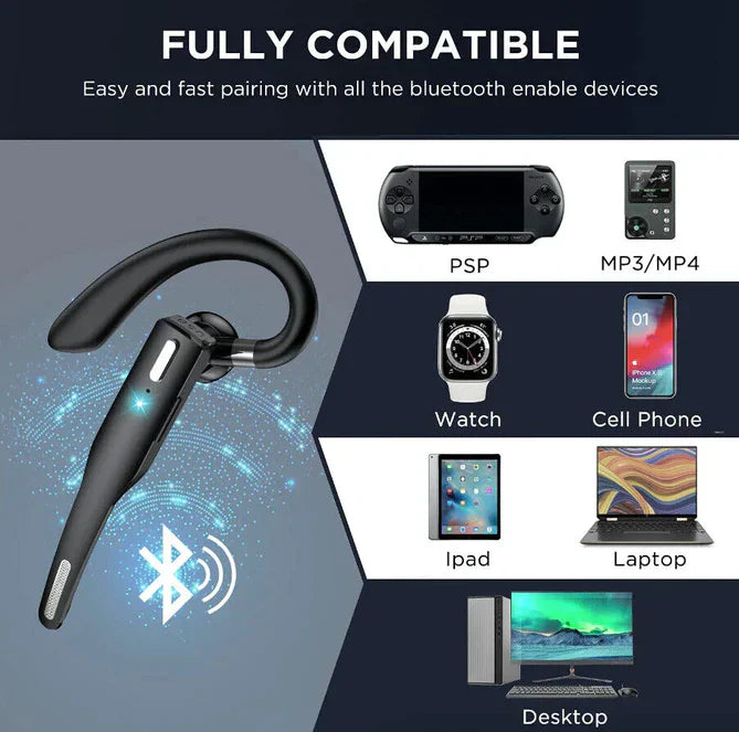 Casque Bluetooth 5.1 sans fil avec Dual Mic - RoadMic Pro