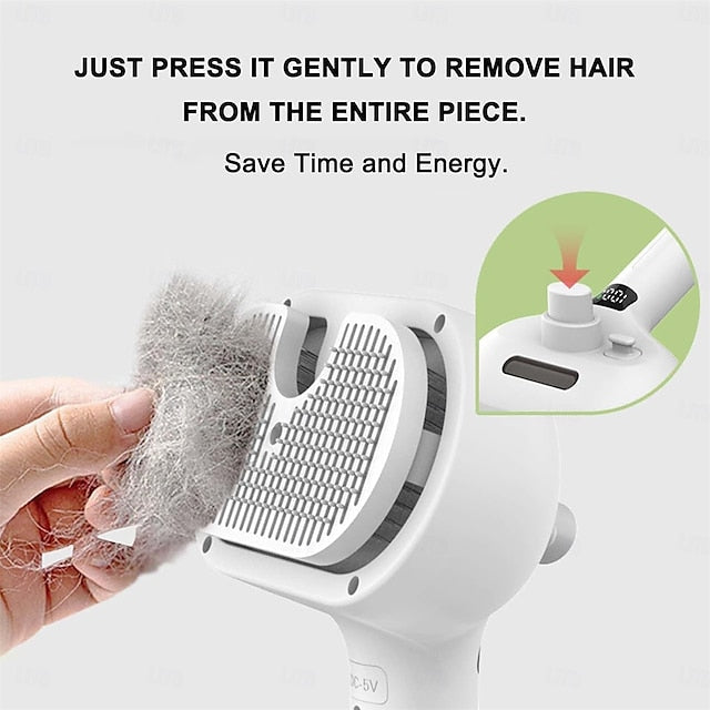 PetGlow Brosse pour Animaux | Brosse Douce pour le Pelage | Pour Chiens & Chats | Élimine les Poils Lâches & Masse Doucement