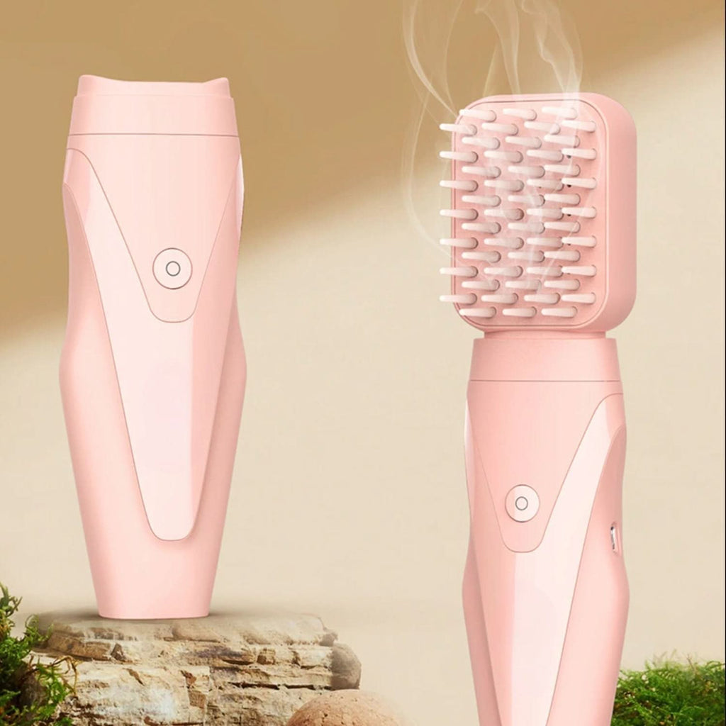 Brosse chauffante à vapeur pour des cheveux parfaitement lisses