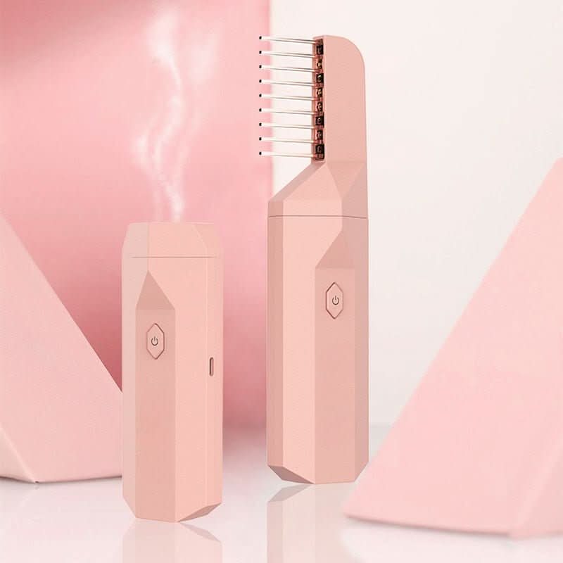 Brosse chauffante à vapeur pour des cheveux parfaitement lisses