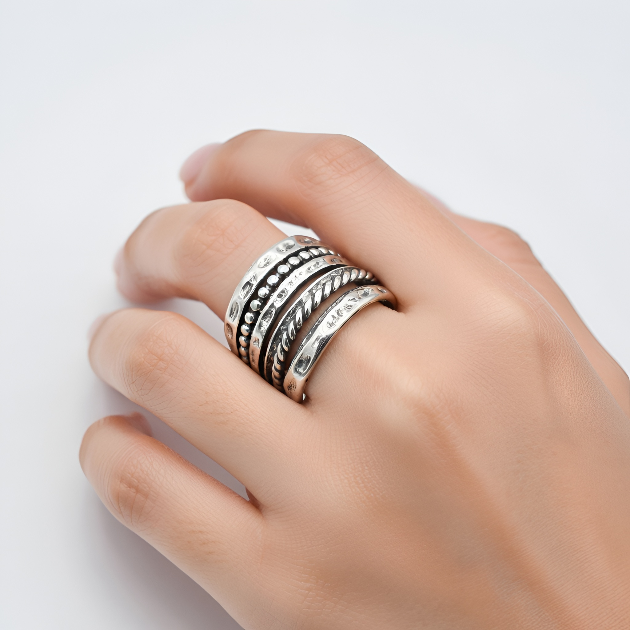 Cassia - Bague élégante de style banquet