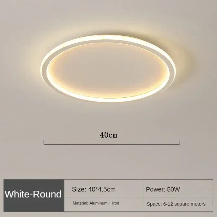 Lampe de plafond ronde scandinave - AuroraSphere