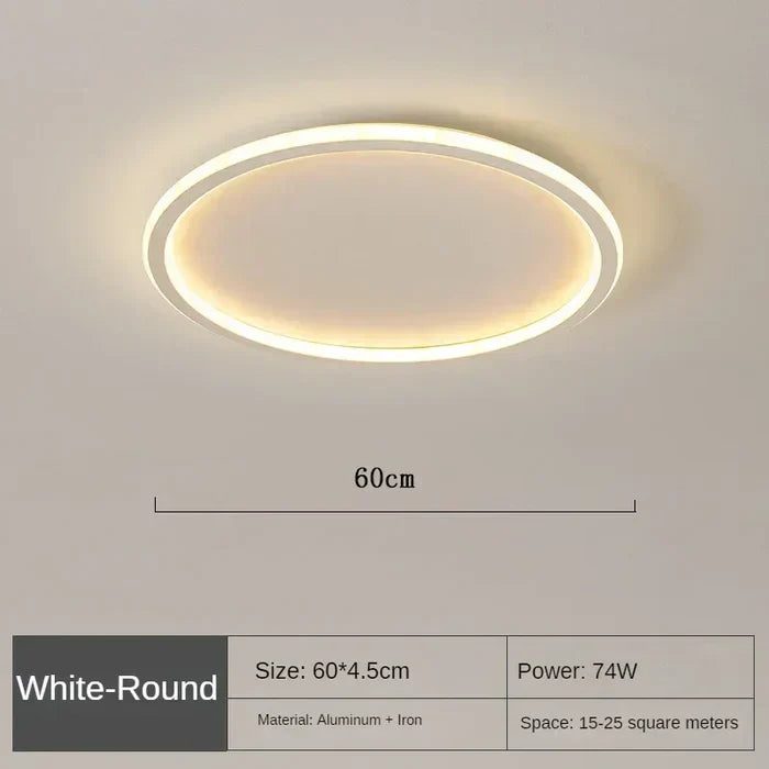 Lampe de plafond ronde scandinave - AuroraSphere