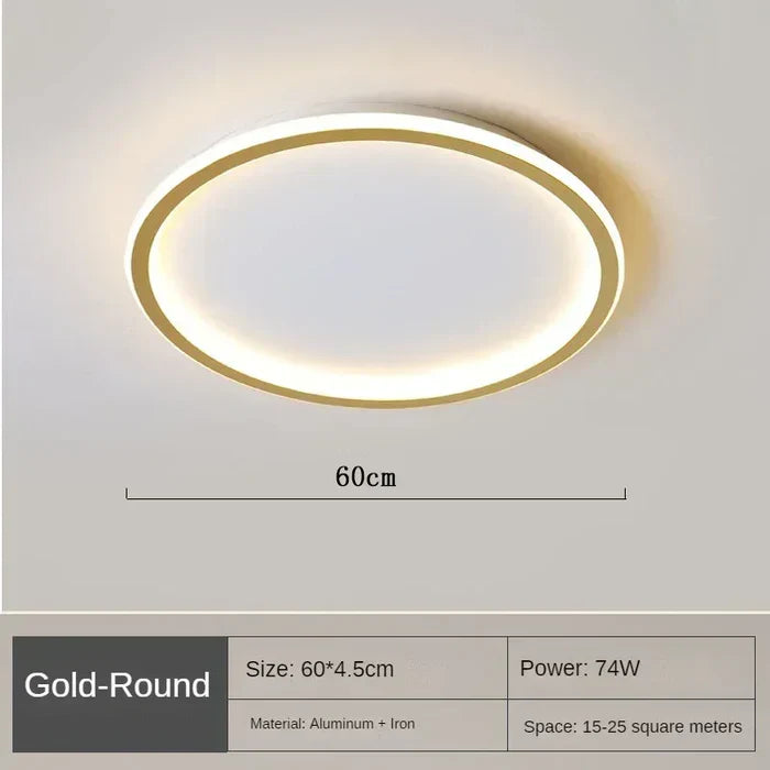 Lampe de plafond ronde scandinave - AuroraSphere