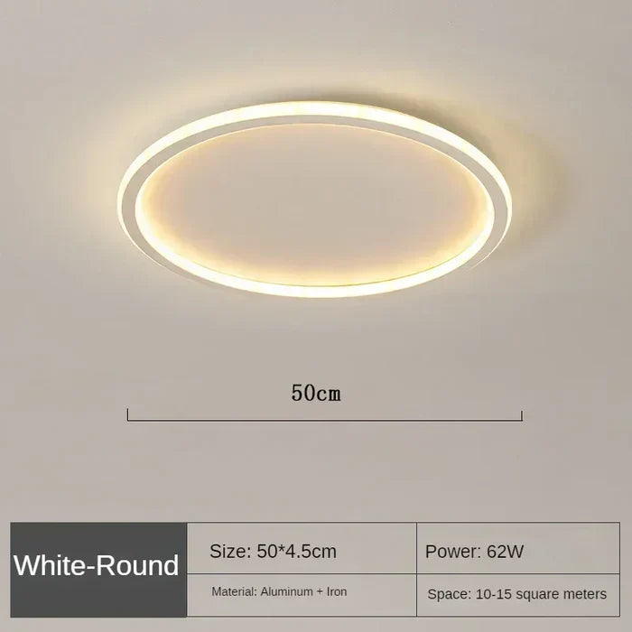 Lampe de plafond ronde scandinave - AuroraSphere