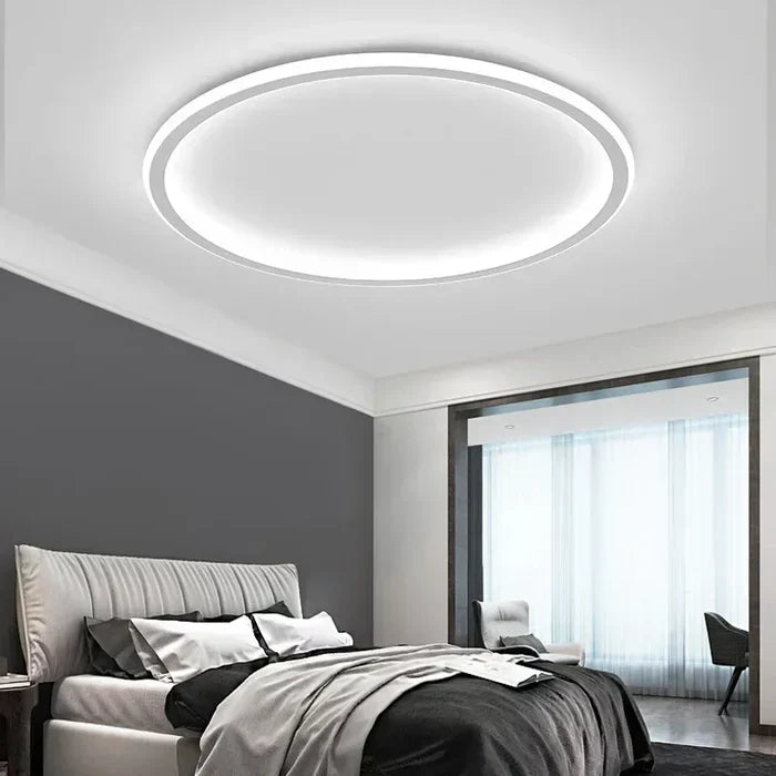Lampe de plafond ronde scandinave - AuroraSphere