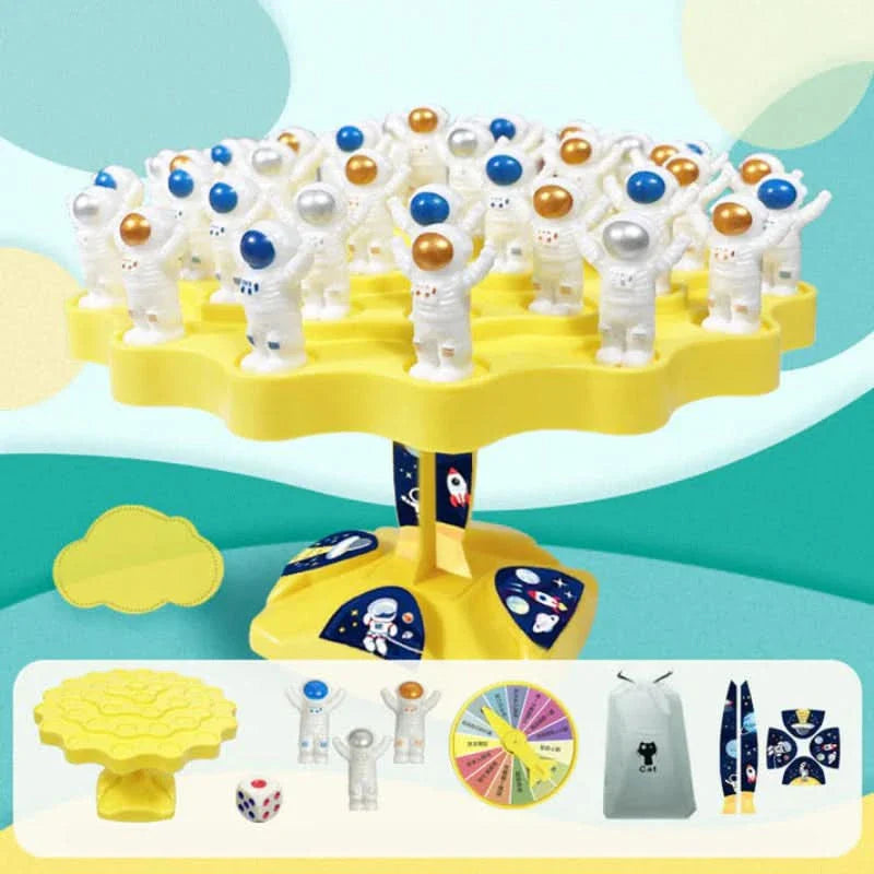 Jeu d'équilibre d'astronaute pour stimuler l'apprentissage