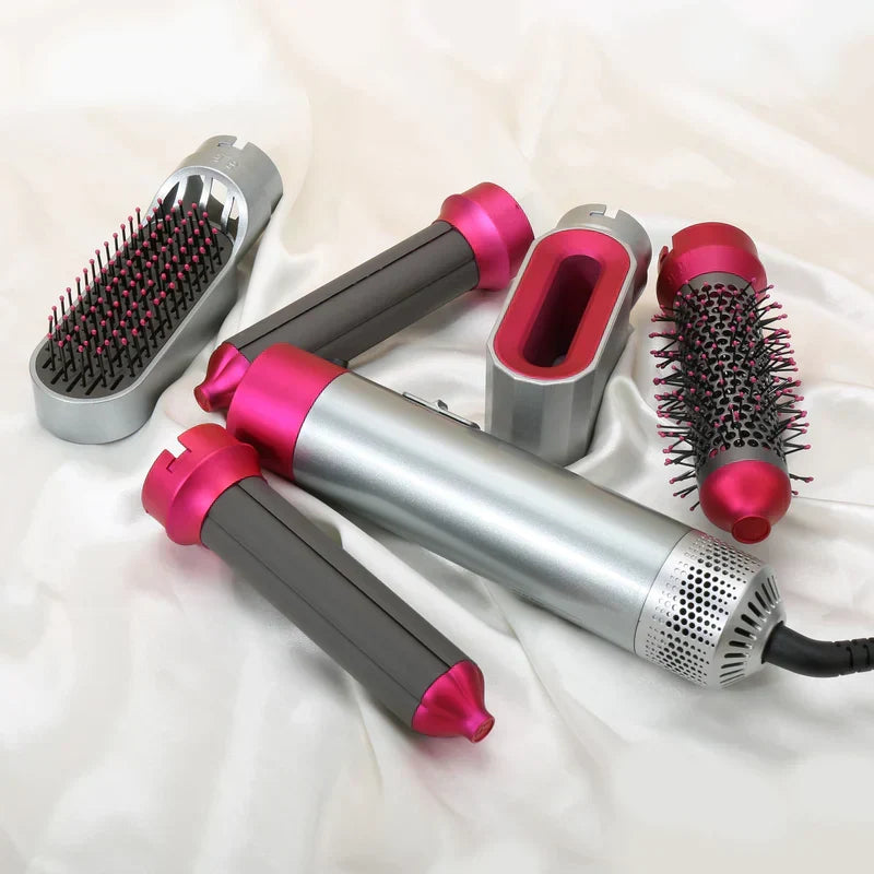 Styliste Capillaire Premium 5-en-1 pour Femmes avec Options Boucles et Lisses