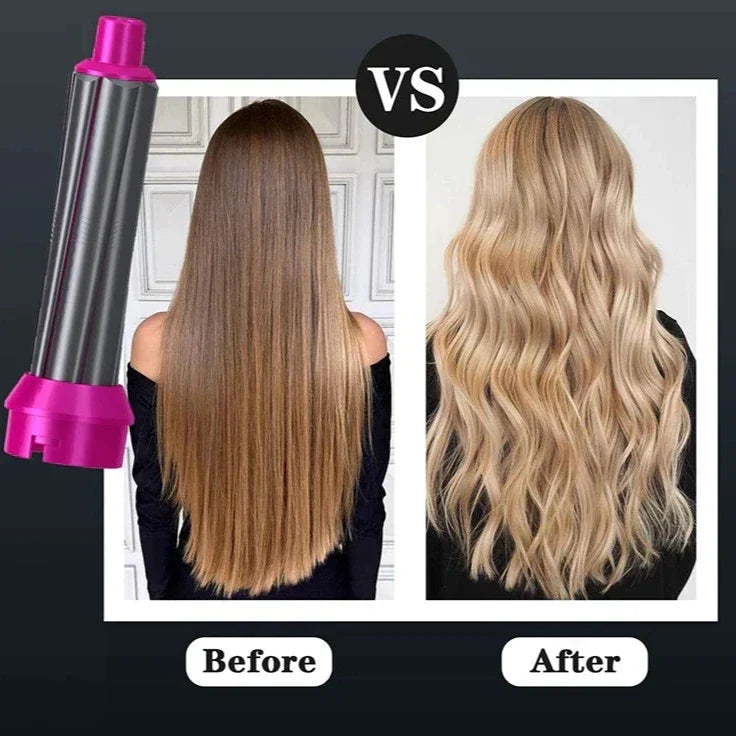Styliste Capillaire Premium 5-en-1 pour Femmes avec Options Boucles et Lisses
