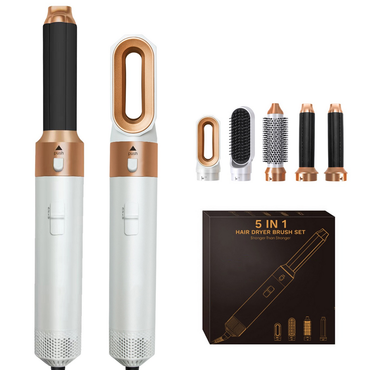 Styliste Capillaire Premium 5-en-1 pour Femmes avec Options Boucles et Lisses