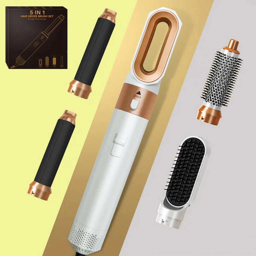 Styliste Capillaire Premium 5-en-1 pour Femmes avec Options Boucles et Lisses