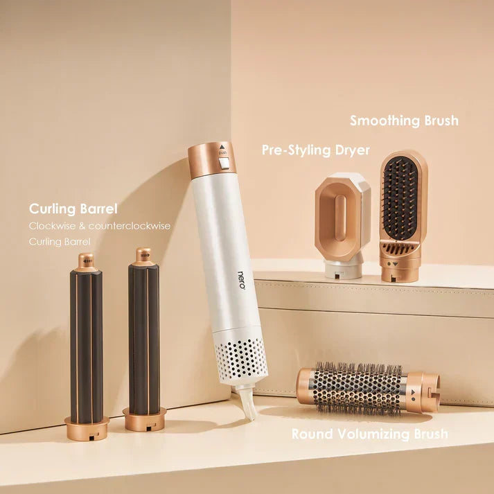 Styliste Capillaire Premium 5-en-1 pour Femmes avec Options Boucles et Lisses