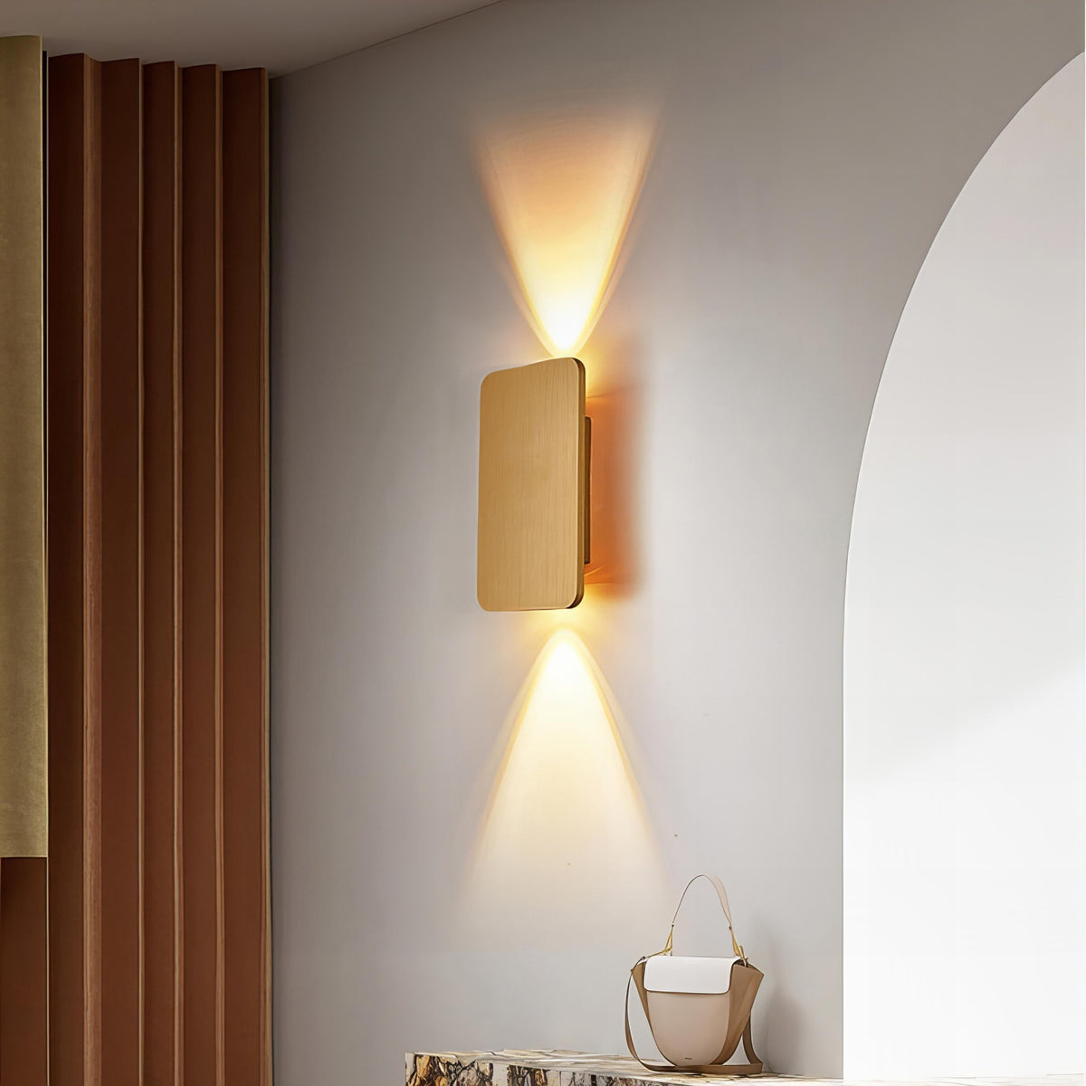 Applique Murale LED Intérieure Élégante - Design Rectangulaire Moderne