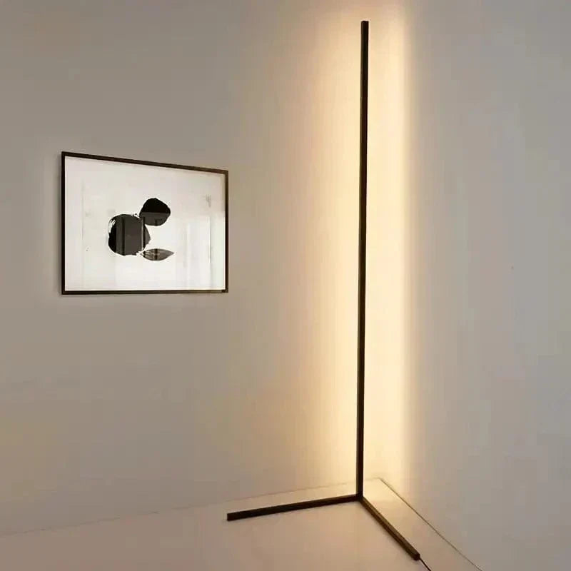 Lampe d'angle RGB élégante avec télécommande - Éclairage moderne