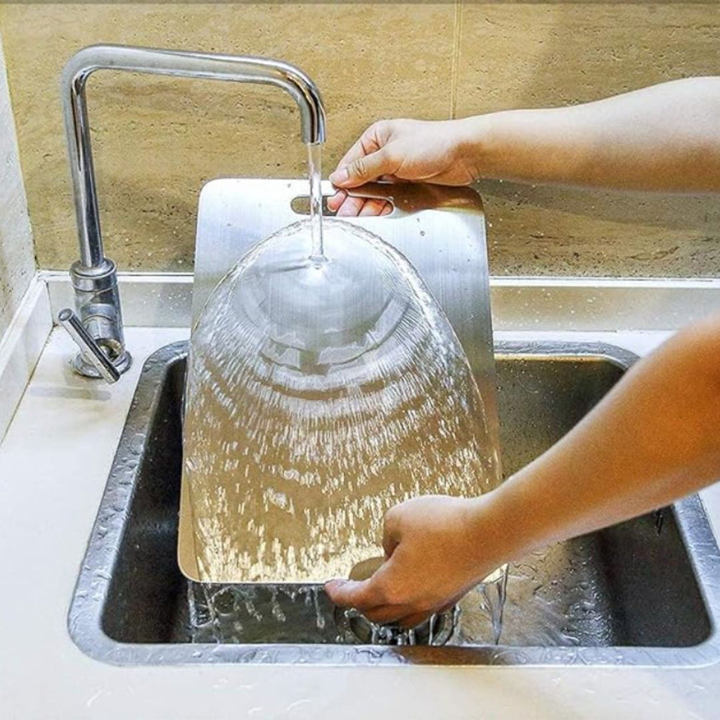 Planche à Découper en Acier Inoxydable pour Cuisine
