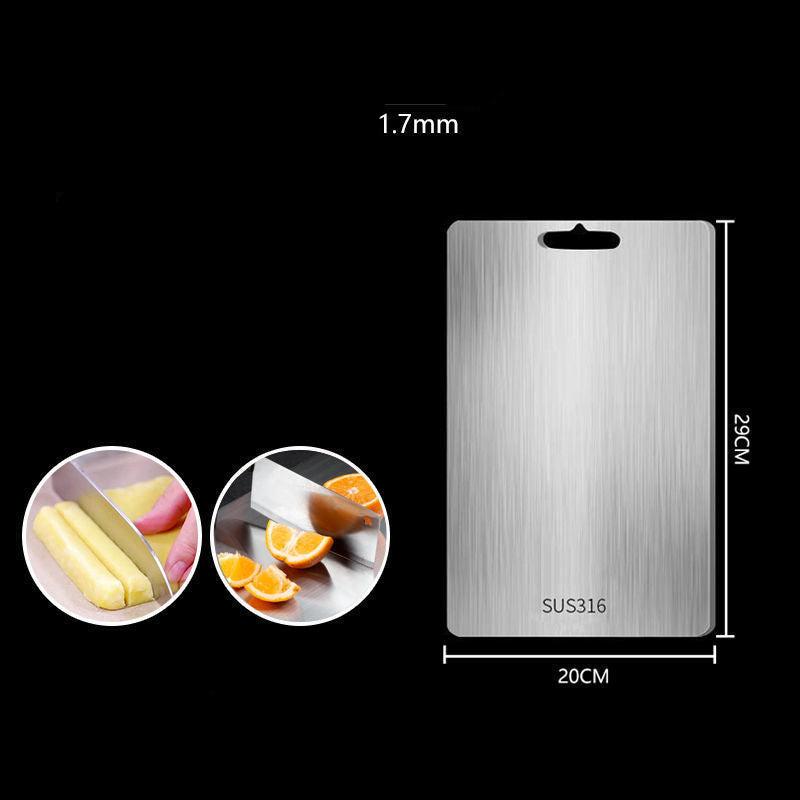 Planche à Découper en Acier Inoxydable pour Cuisine