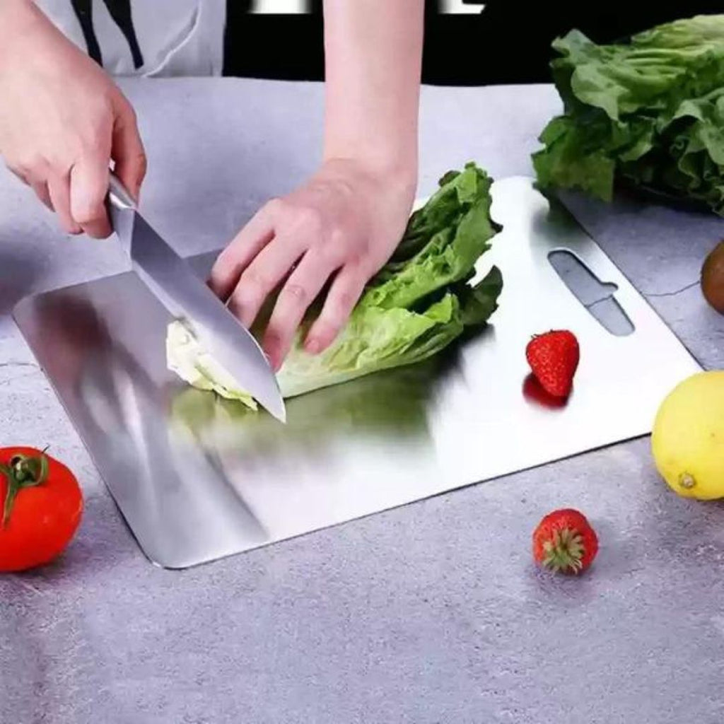 Planche à Découper en Acier Inoxydable pour Cuisine