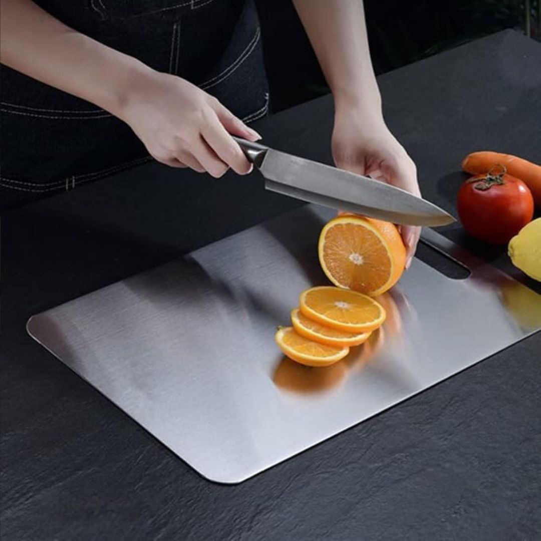 Planche à Découper en Acier Inoxydable pour Cuisine