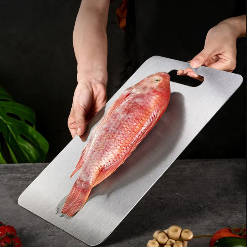 Planche à Découper en Acier Inoxydable pour Cuisine