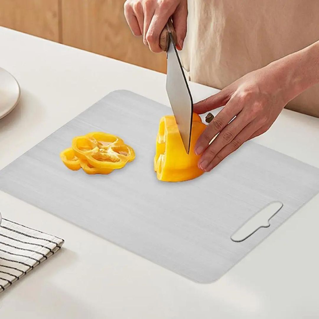 Planche à Découper en Acier Inoxydable pour Cuisine