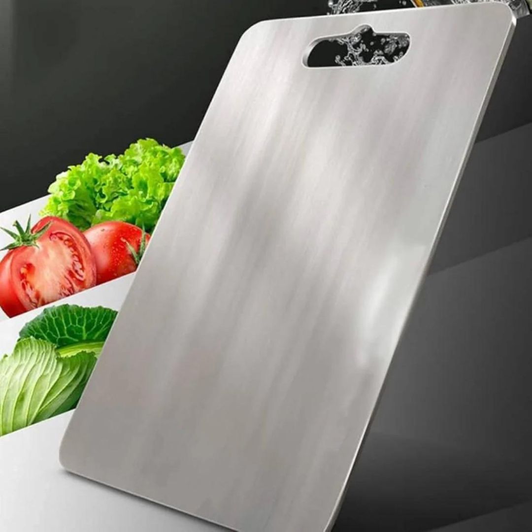 Planche à Découper en Acier Inoxydable pour Cuisine