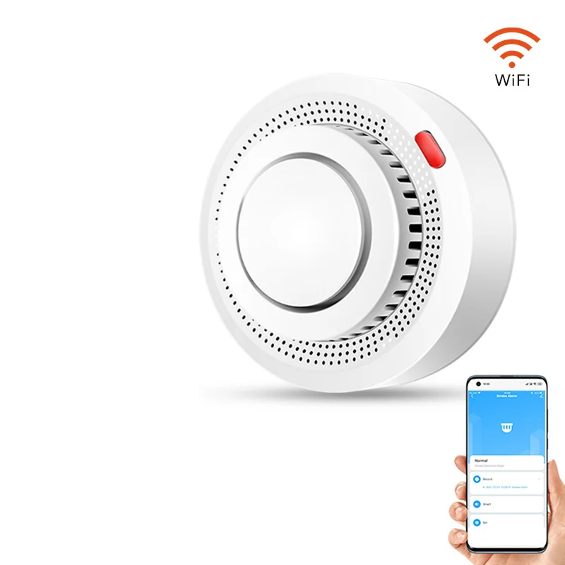 Détecteur de Fumée WiFi Intelligent Alarme Incendie 85dB – Protégez Votre Maison
