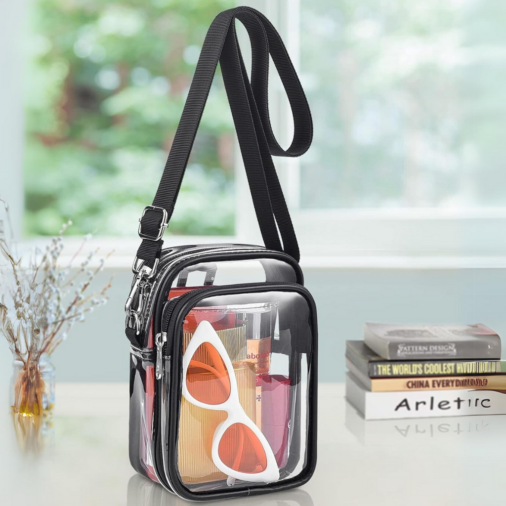 Petit Sac Transparent avec Bandoulière Amovible - MiniVue