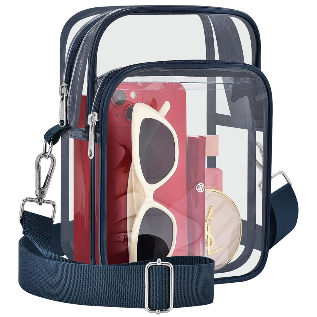 Petit Sac Transparent avec Bandoulière Amovible - MiniVue