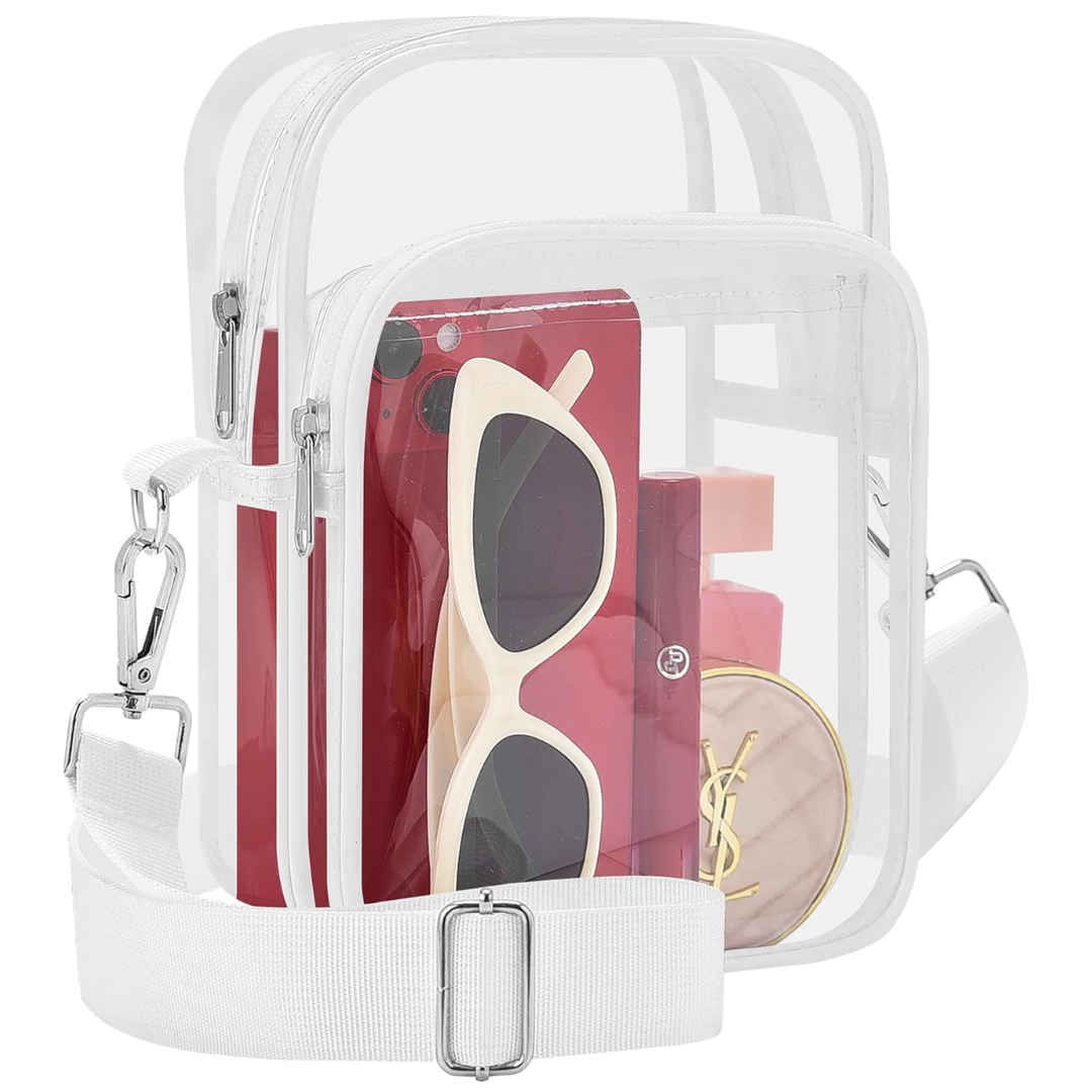 Petit Sac Transparent avec Bandoulière Amovible - MiniVue