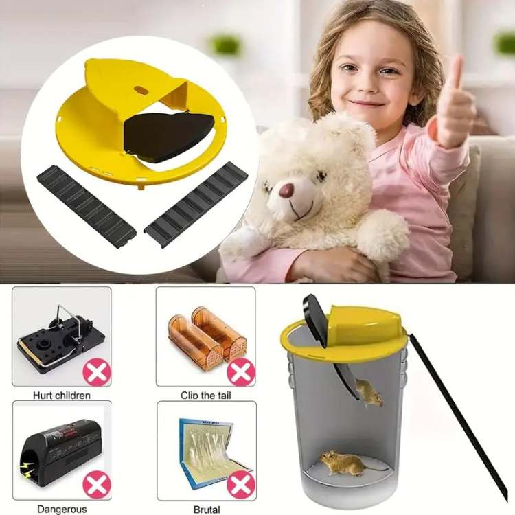 Piège à souris SmartCatch sans mains avec design sécurisé