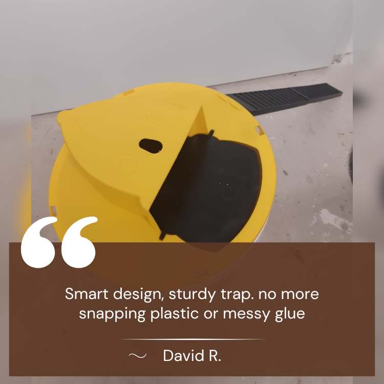 Piège à souris SmartCatch sans mains avec design sécurisé
