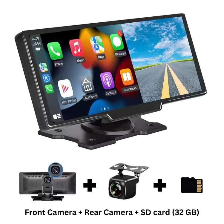 SmartDrive Écran sans fil CarPlay & Android Auto 10,25”